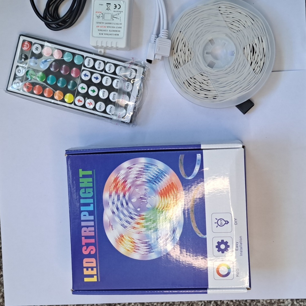 LED Strip Light Kit with Remote Control - Picture 2 of 3